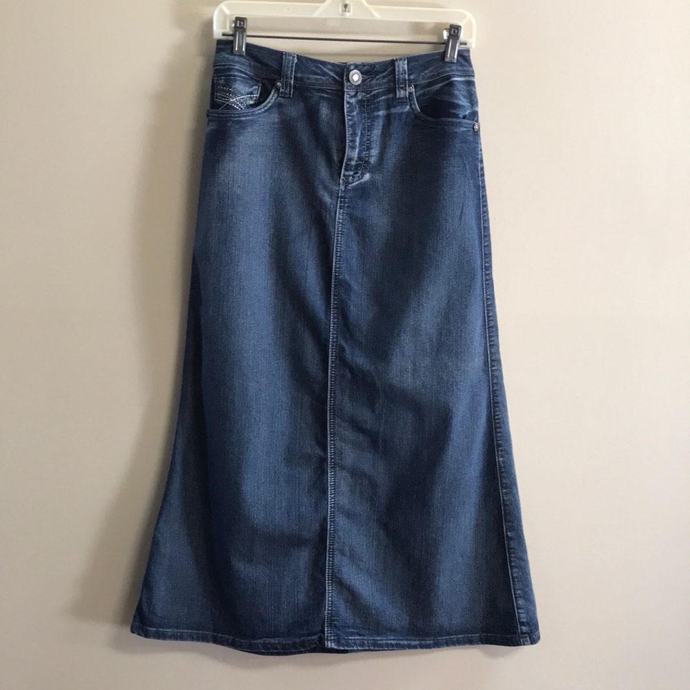 Cato A Line Jean Skirt Size 4